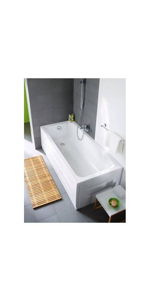 Duravit Rechteck-Badewanne D-CODE 1 Rückenschräge, weiß 1700x750mm