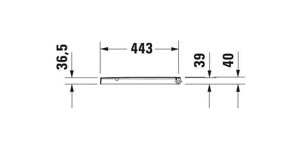 Duravit WC-Sitz ME by Starck mit Absenkautomatik, abnehmbar weiß weiß