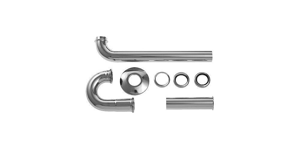 Duravit Waschtisch-Röhrensiphon 1 1/4Zoll, chrom