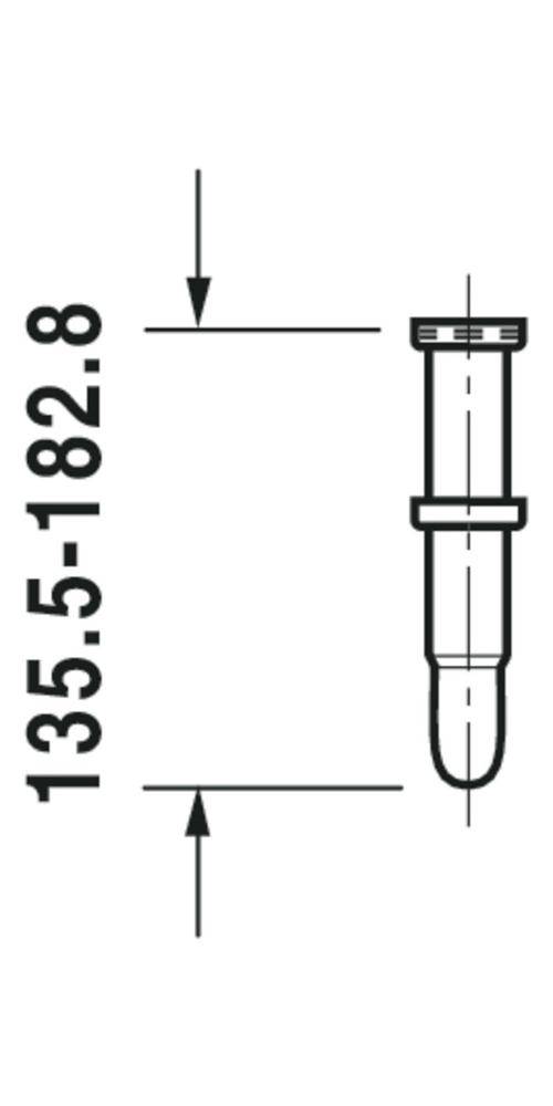 Duravit Waschtisch-Röhrensiphon 1 1/4Zoll, chrom