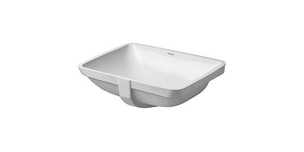 Duravit Einbauwaschtisch STARCK 3 m ÜL o HLB 490x365mm ohne Hahnloch