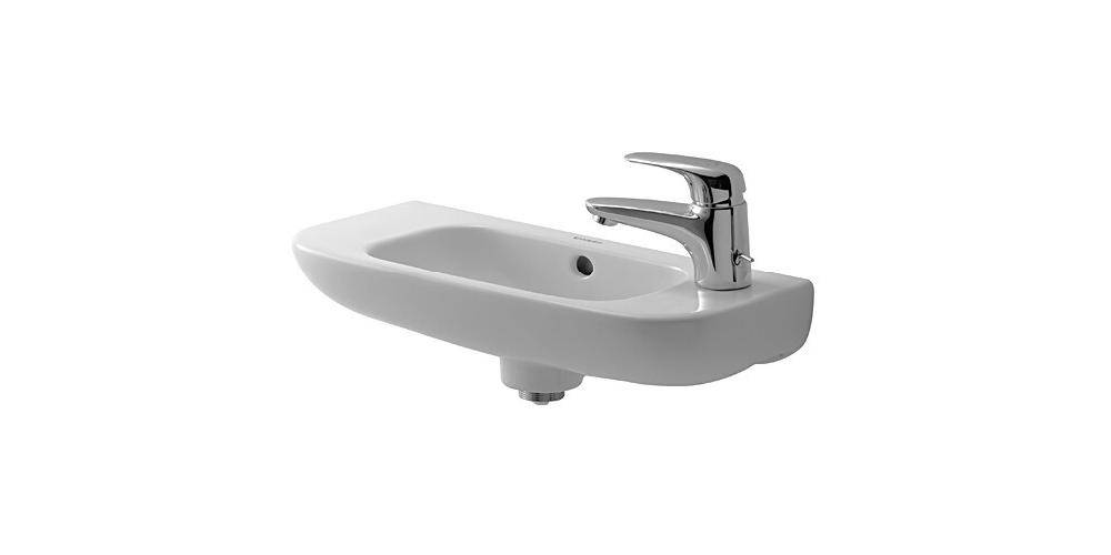 Duravit Handwaschbecken D-CODE m ÜL HLB 500x220mm 1 HL rechts weiß 1