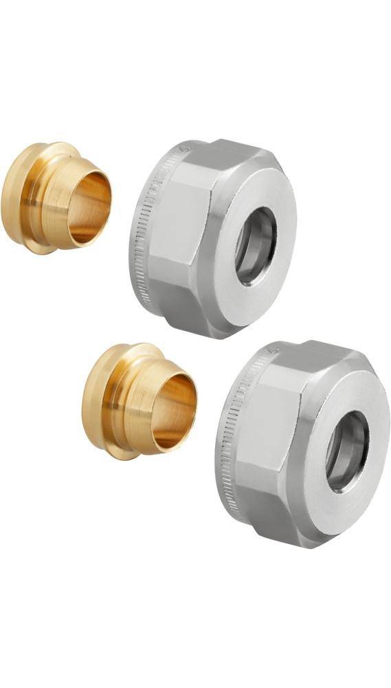 Oventrop Klemmringverschraubung Ofix CEP 2-fach, für AG 3/4Zoll