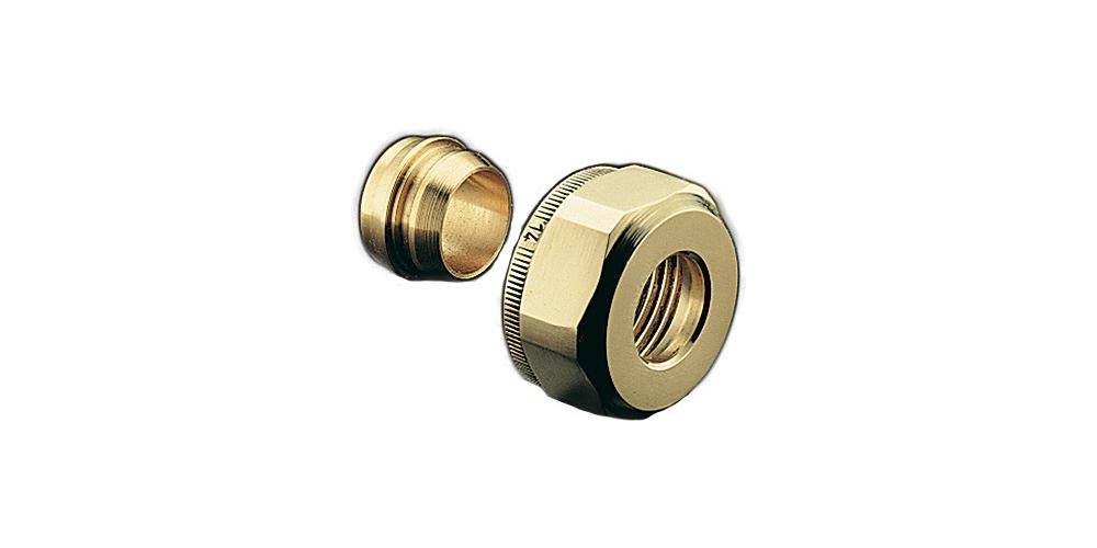 Oventrop Klemmringverschraubung Ofix CEP 2-fach, für AG 3/4Zoll