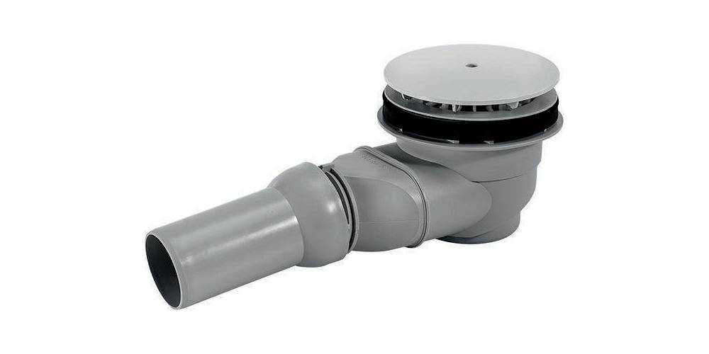 Duravit Duschwannenablauf Abgang waagerecht weiß weiß