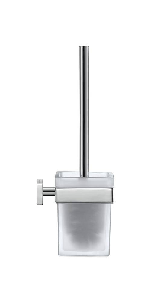 Duravit Bürstengarnitur KARREE Glas matt chrom