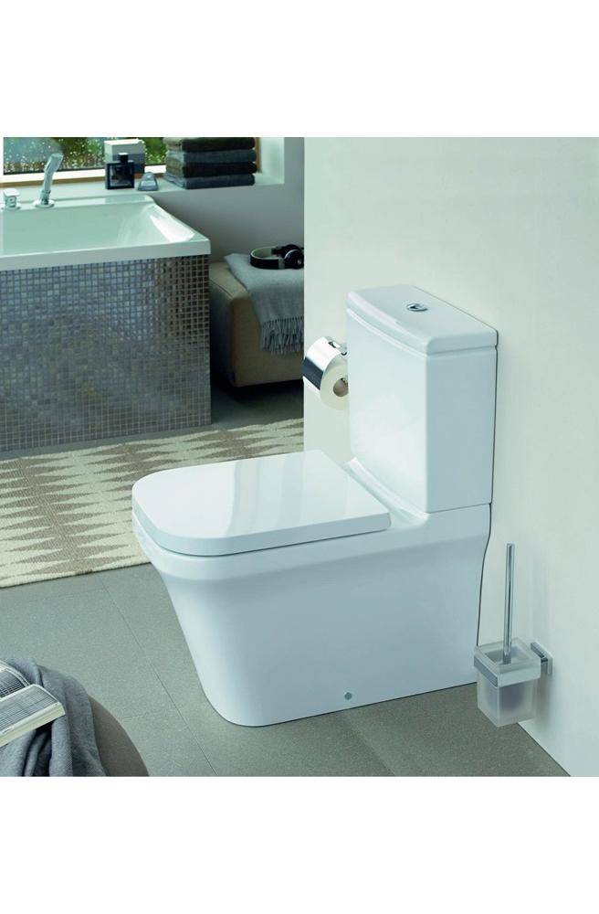 Duravit Bürstengarnitur KARREE Glas matt chrom