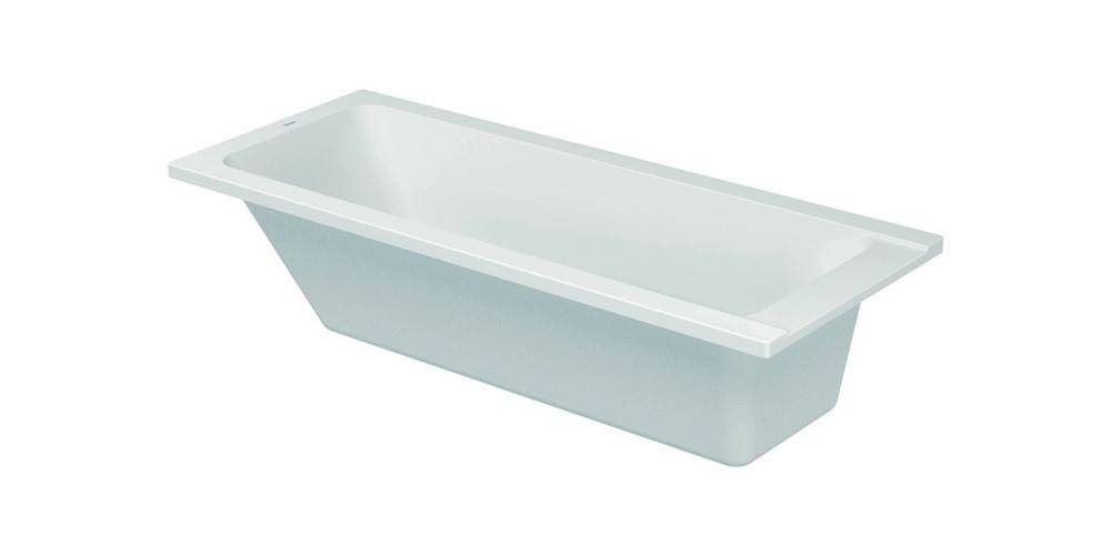 Duravit Rechteck-Badewanne D-CODE 1 Rückenschräge, weiß 1700x700mm