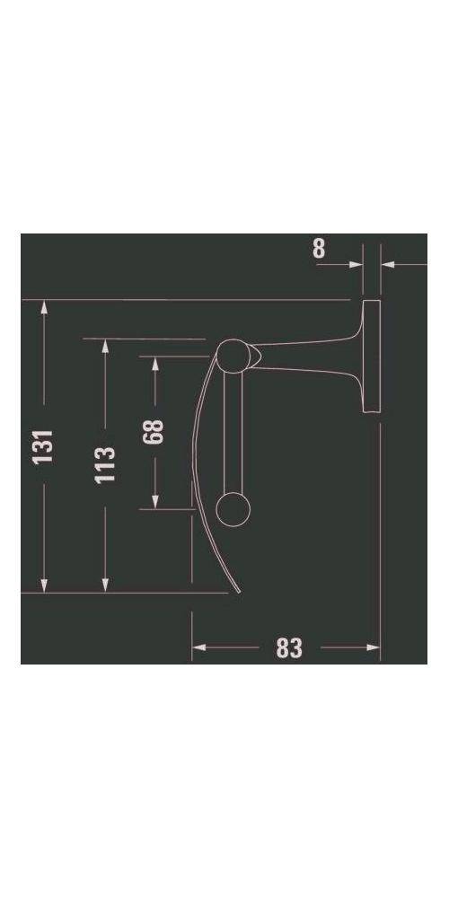 Duravit Papierrollenhalter STARCK T mit Deckel chrom