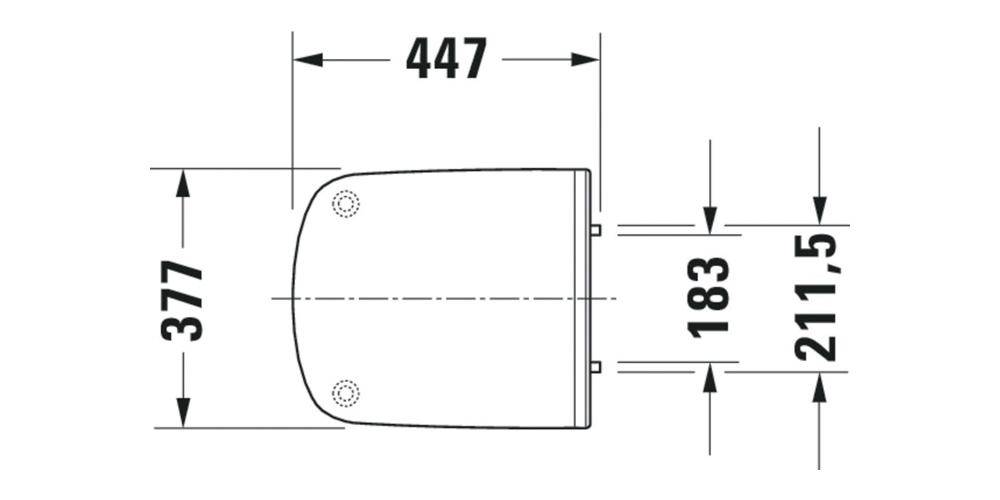Duravit WC-Sitz DURASTYLE VITAL ohne Absenkautomatik weiß weiß