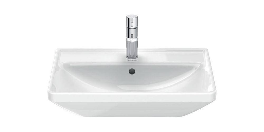 Duravit Waschtisch D-NEO m ÜL m HLB 1 Hahnloch 600x440mm weiß 600 x