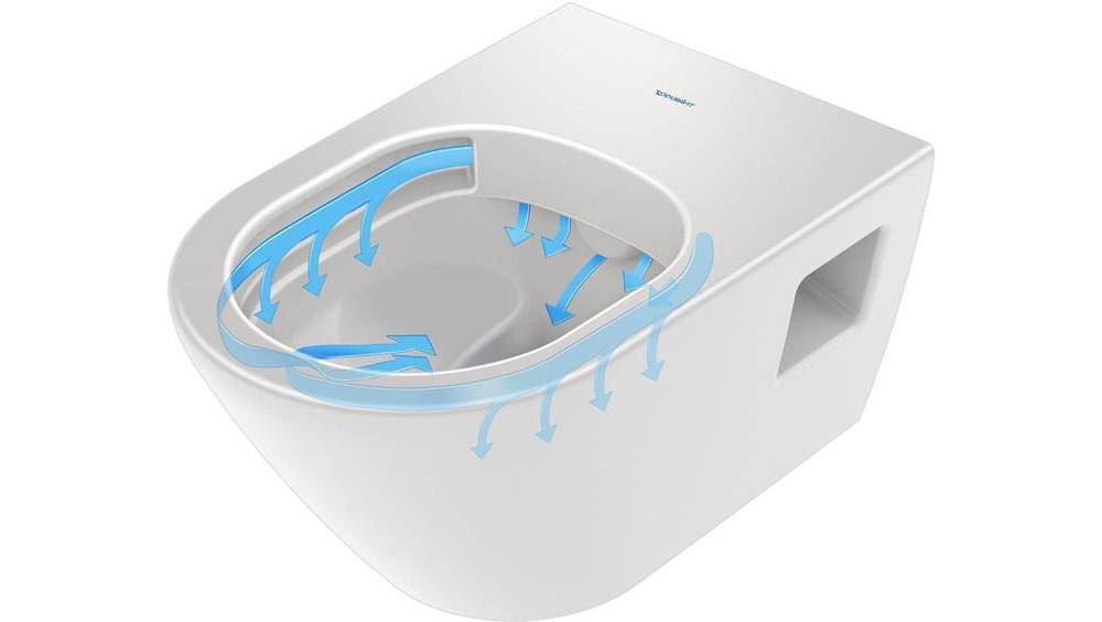 Duravit Wand-WC-Set D-NEO Tiefspüler rimless mit WC-Sitz weiß weiß