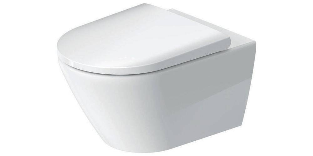 Duravit Wand-WC-Set D-NEO tief rim. mit WC-Sitz inkl. Durafix weiß