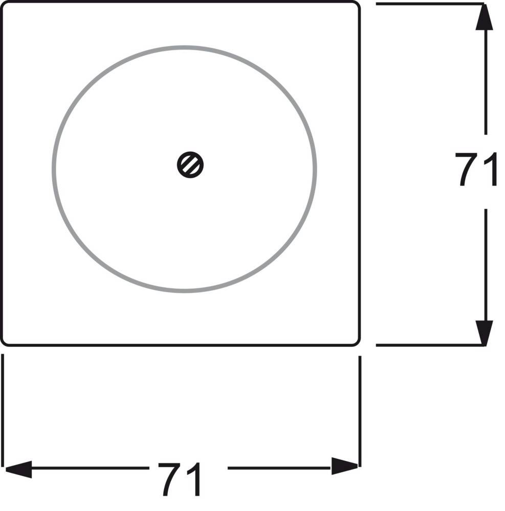 Busch-Jaeger Zentralscheibe stws mt 1742-774