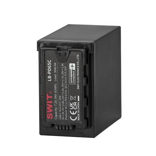 SWIT ELECTRONICS LB-PD65C - Li-Ionen Akku passend für Panasonic AU-EVA1 | AG-DVX200 | AJ-PX230 | AJ-PX270 | UPX360 |