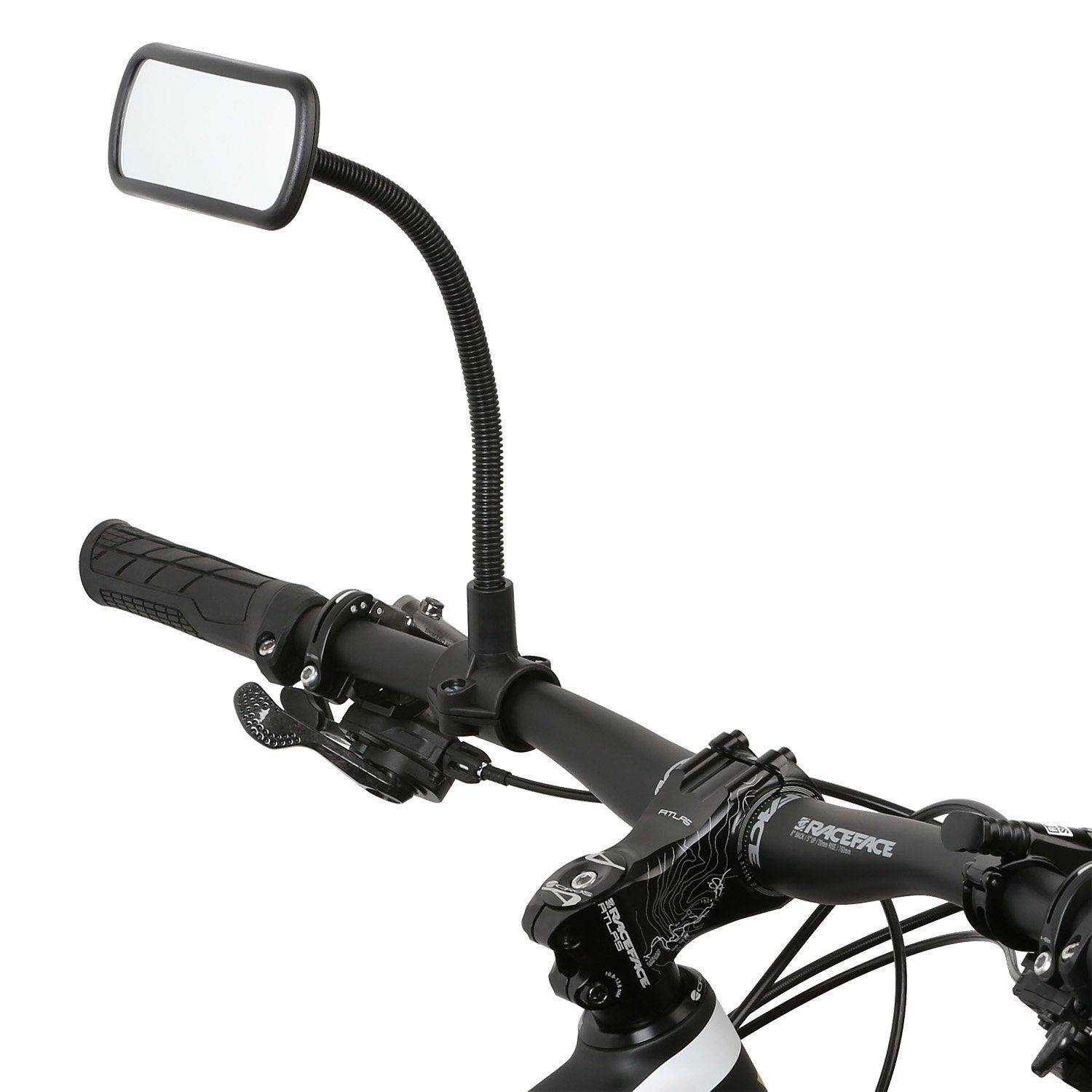Wicked Chiili Roller Fahrrad Spiegel E-Bike Lenker Rückspiegel Fahrradspiegel Sicherheitsspiegel mit XL Sichtfeld
