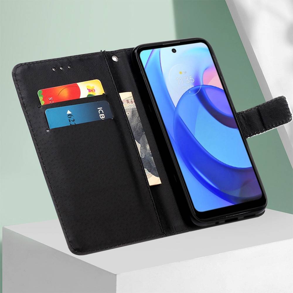 Für Motorola Moto E20 / E30 / E40 Kunstleder Handy Tasche Book Motiv 10 Schutz Hülle Case Cover Etui Neu
