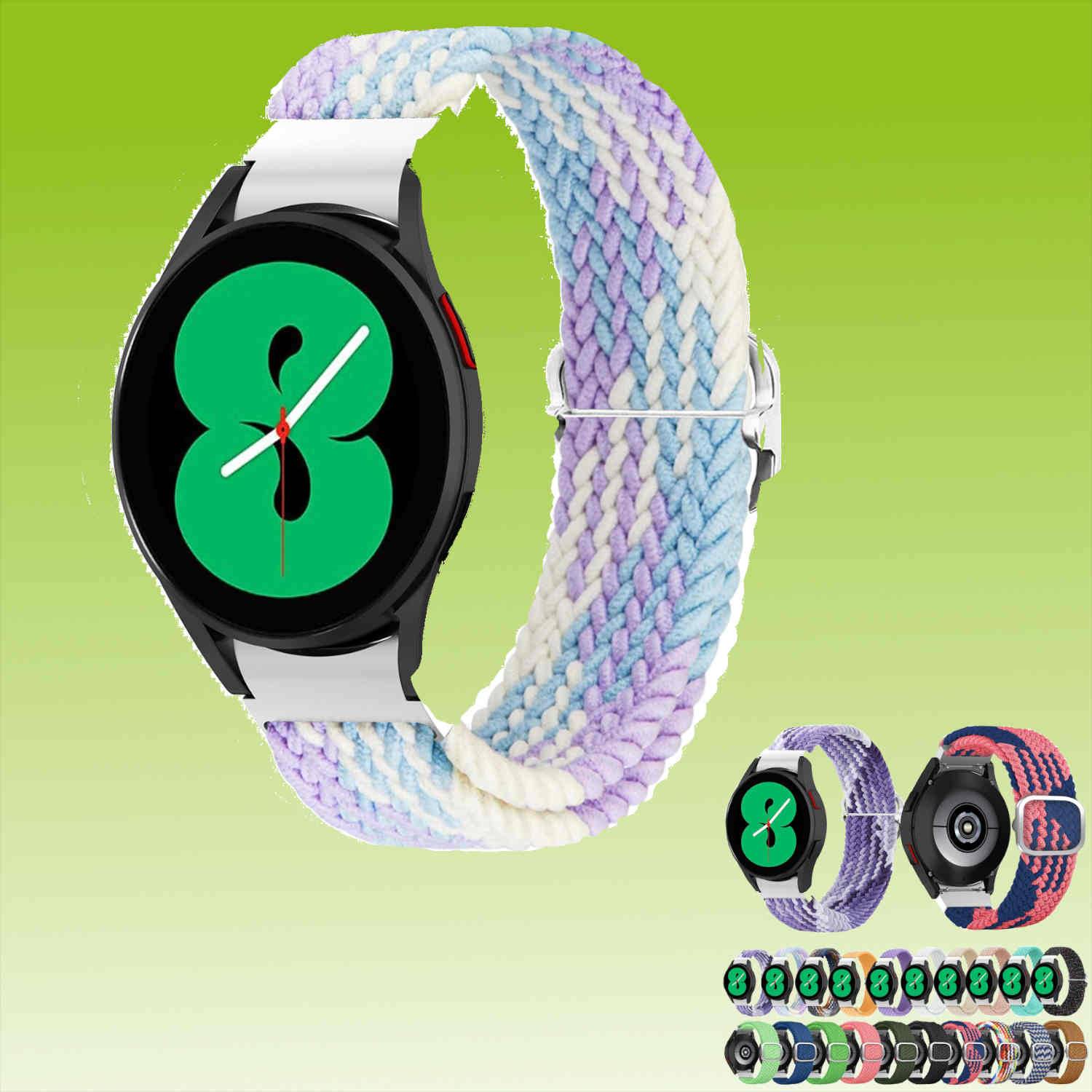Für Samsung Galaxy Watch FE 6 5 4 Normal Pro Classic Nylon Arm Band