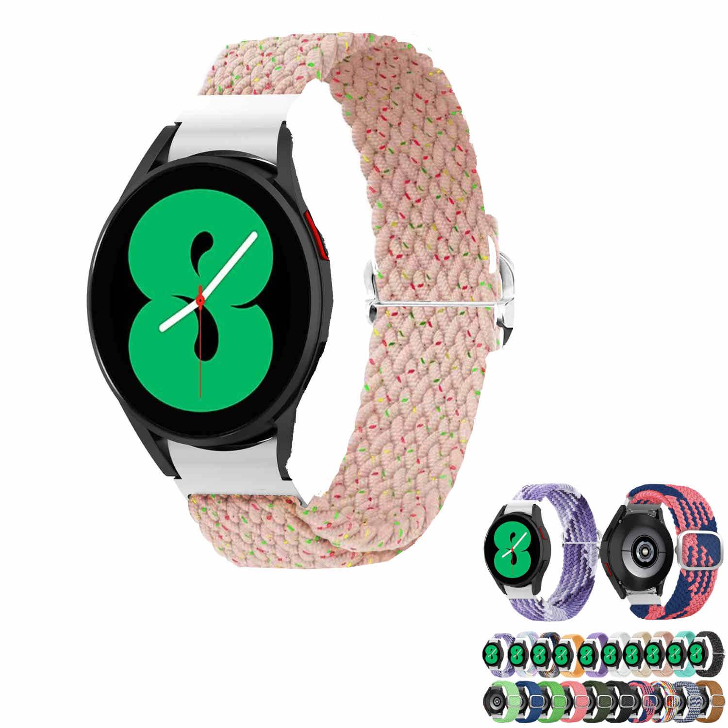 Für Samsung Galaxy Watch FE 6 5 4 Normal Pro Classic Nylon Arm Band
