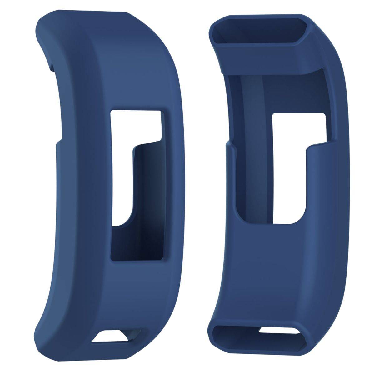 Für Garmin Vivosmart HR Hochwertiges Kunststoff / Silikon Uhr Watch Smart Sport Hülle Blau