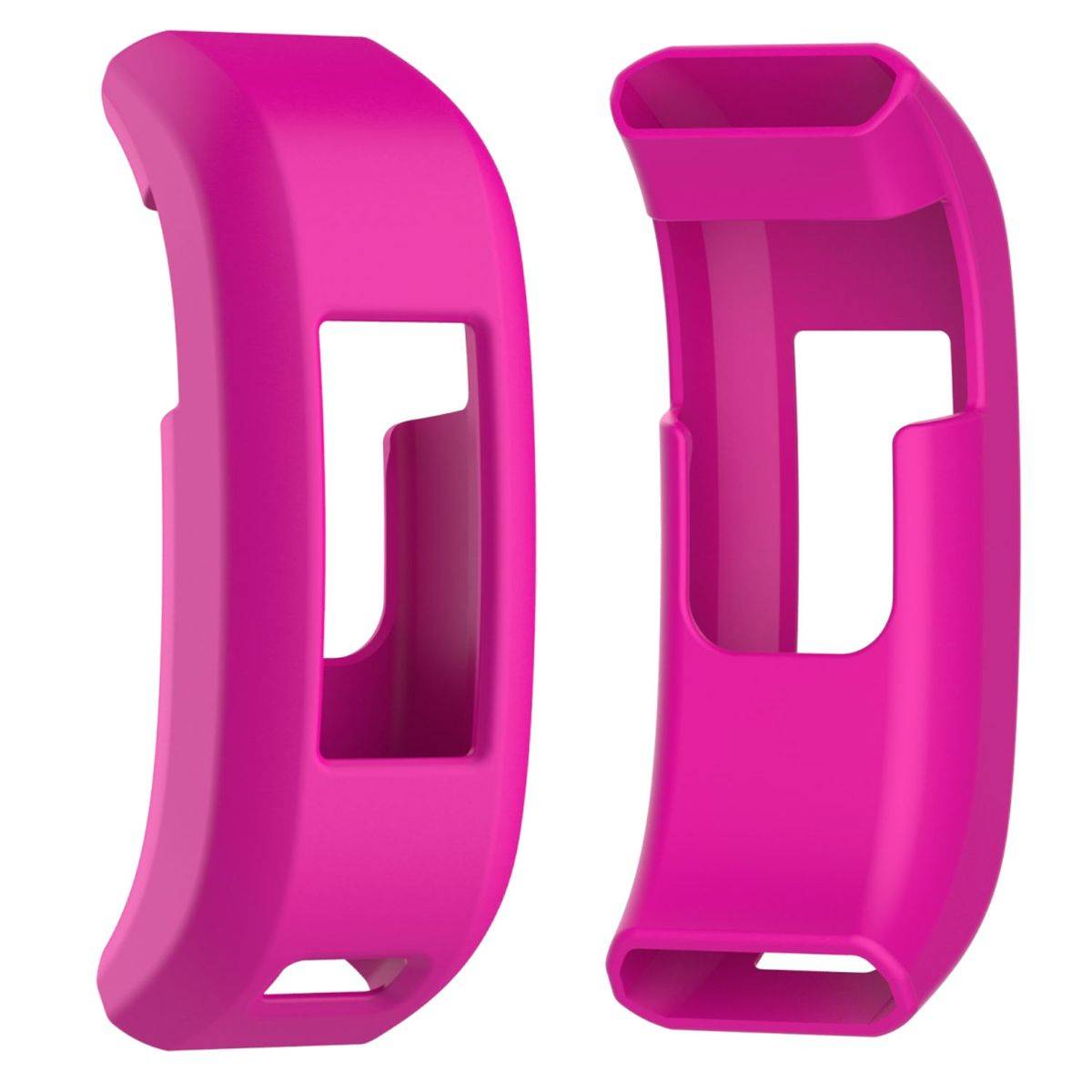 Für Garmin Vivosmart HR Hochwertiges Kunststoff / Silikon Uhr Watch Smart Sport Hülle Pink