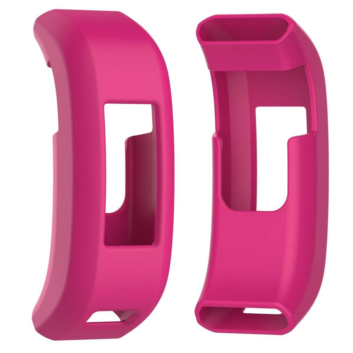 Für Garmin Vivosmart HR Hochwertiges Kunststoff / Silikon Uhr Watch Smart Sport Hülle Pink / Rosa