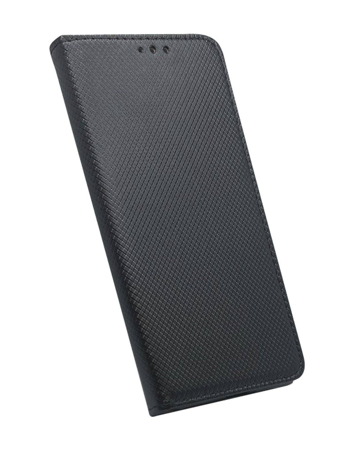 Smart Magnet Tasche kompatibel mit Oppo Find X5 Pro Handy Hülle Schutzhülle mit Standfunktion, Kartenfach Schwarz