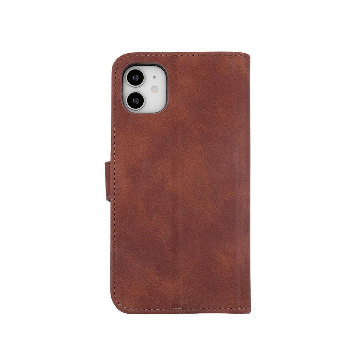Smart Velvet Case Tasche Hülle kompatibel mit Samsung Galaxy S22 Plus Cover Magnet Buch-Tasche Braun