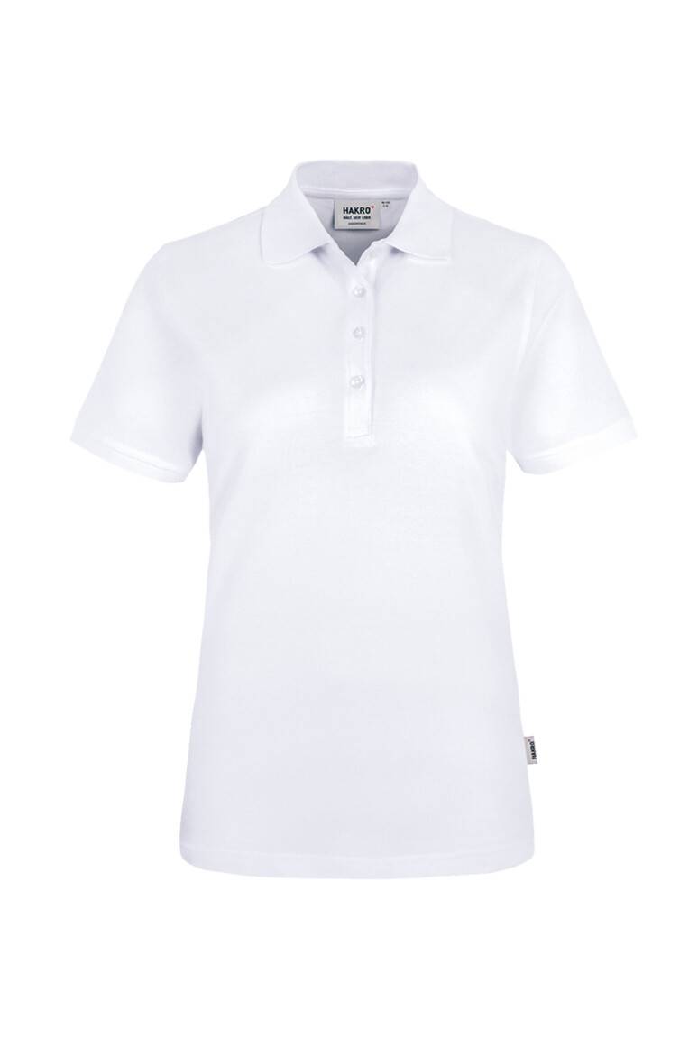 HAKRO Damen Poloshirt Classic weiß, 2XL