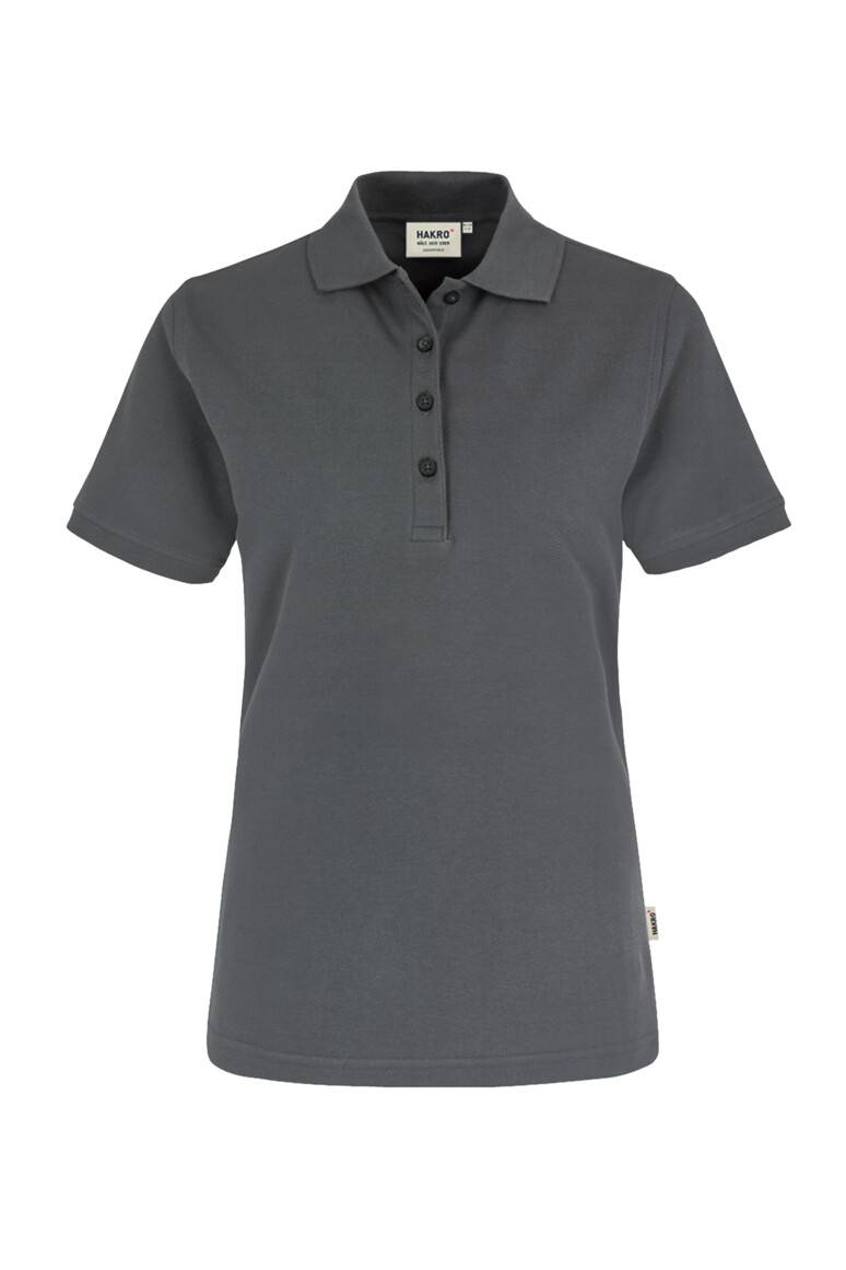 HAKRO Damen Poloshirt Classic graphit, S