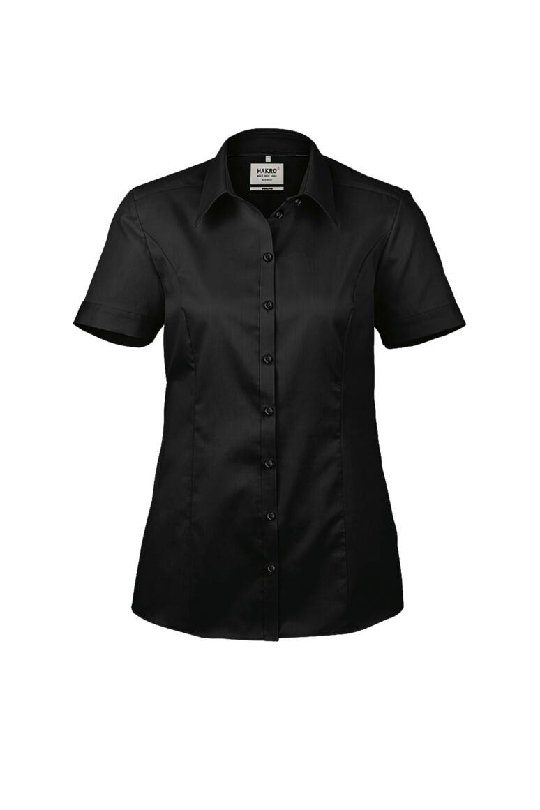 HAKRO 1/2-Arm Bluse Business schwarz, XS