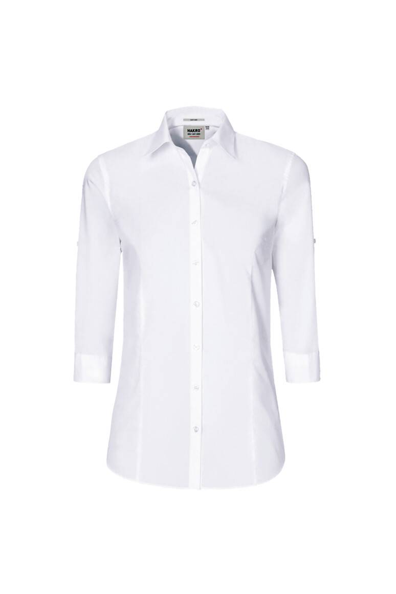 HAKRO 3/4-Arm-Vario Bluse MIKRALINAR® weiß, M