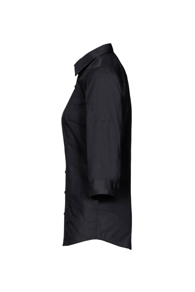 HAKRO 3/4-Arm-Vario Bluse MIKRALINAR® schwarz, 4XL