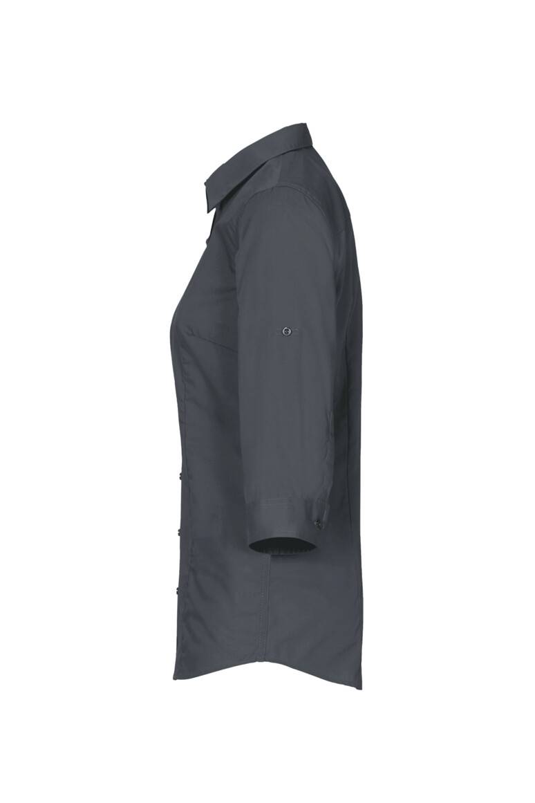 HAKRO 3/4-Arm-Vario Bluse MIKRALINAR® anthrazit, L