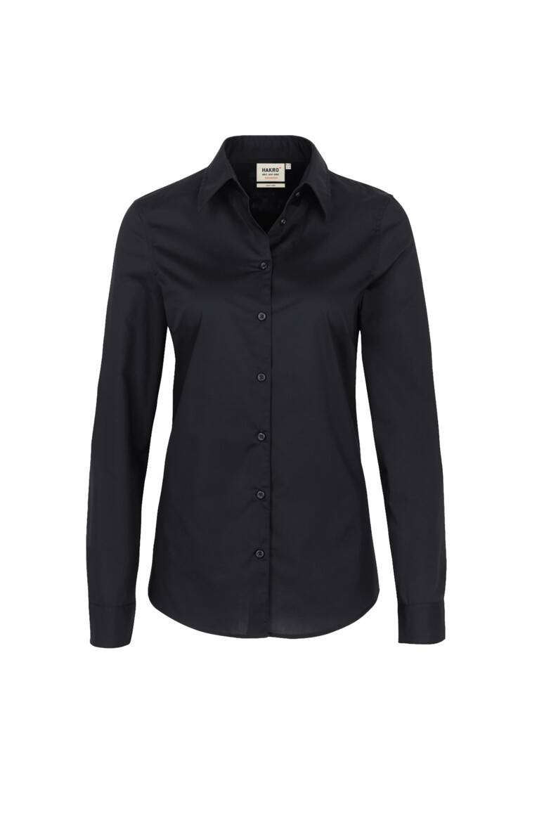 HAKRO Bluse MIKRALINAR® schwarz, XL