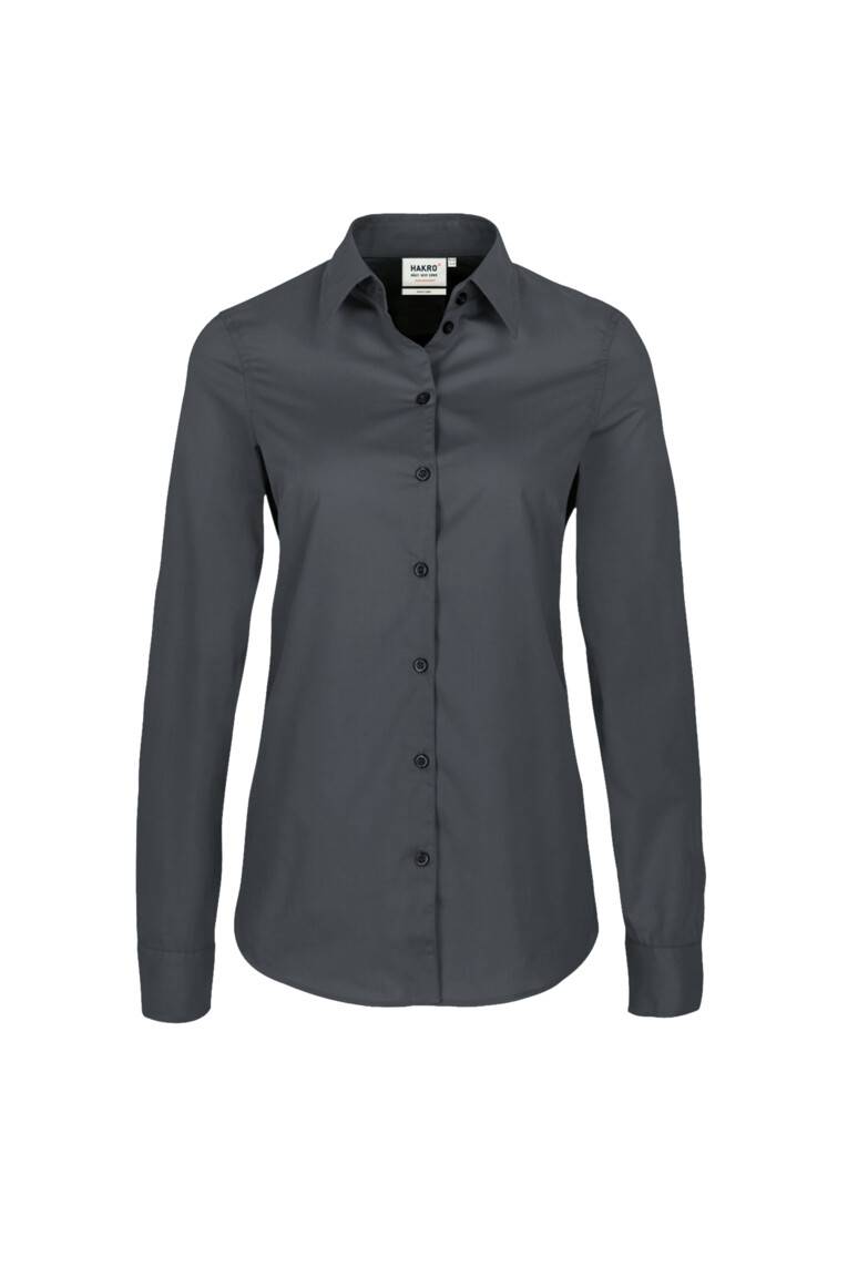HAKRO Bluse MIKRALINAR® anthrazit, XL