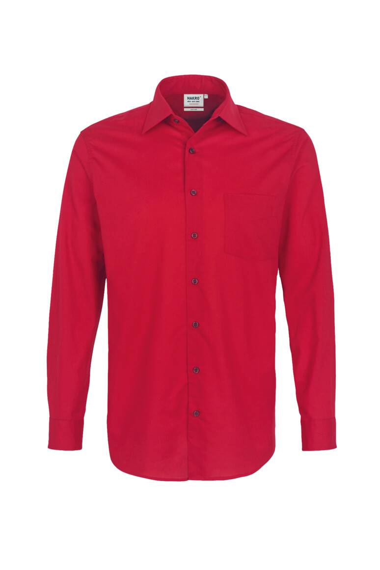 HAKRO Hemd MIKRALINAR® Comfort rot, 5XL