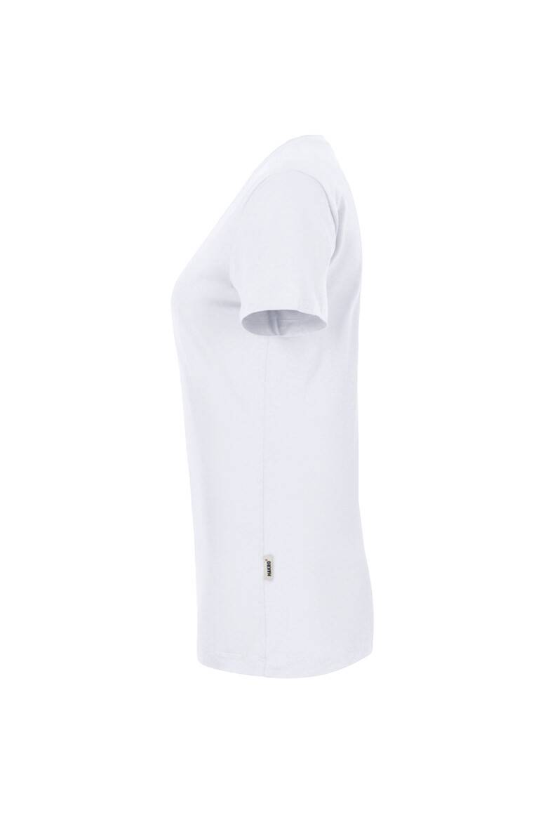 HAKRO Damen V-Shirt Classic weiß, M