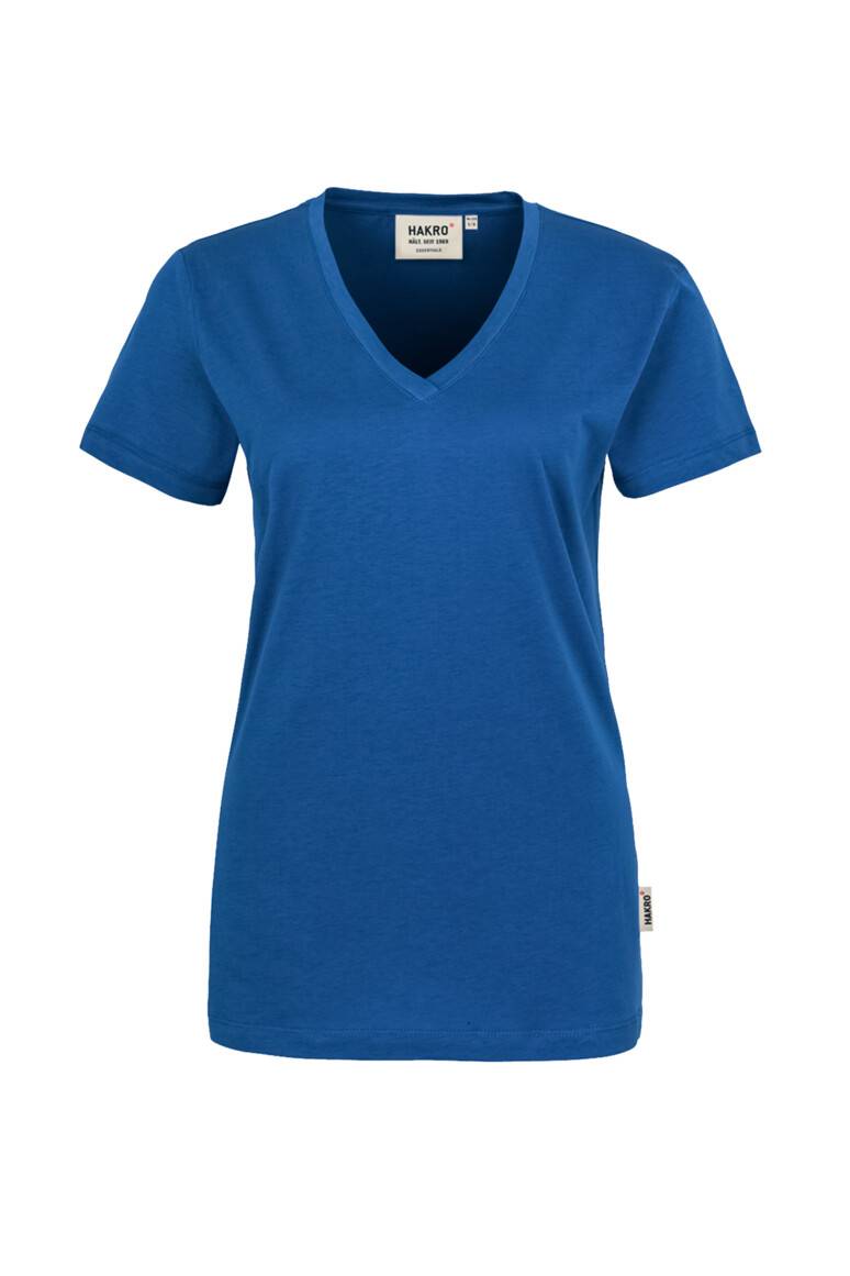 HAKRO Damen V-Shirt Classic royalblau, 5XL