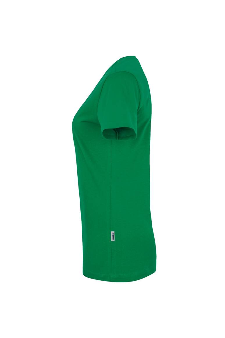 HAKRO Damen V-Shirt Classic kellygrün, 2XL