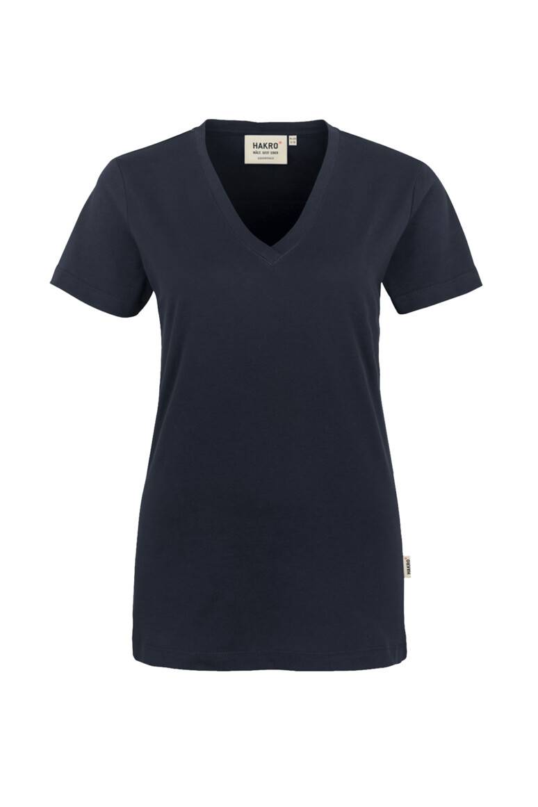HAKRO Damen V-Shirt Classic tinte, 2XL