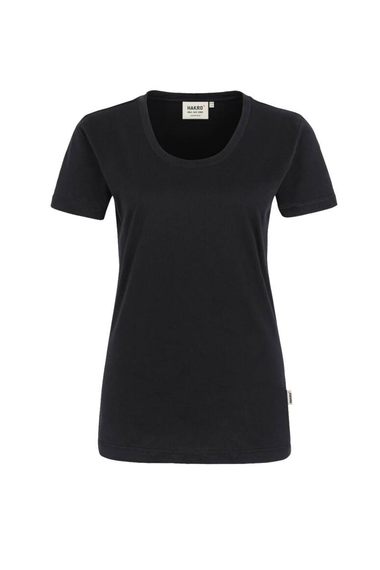 HAKRO Damen T-Shirt Classic schwarz, M