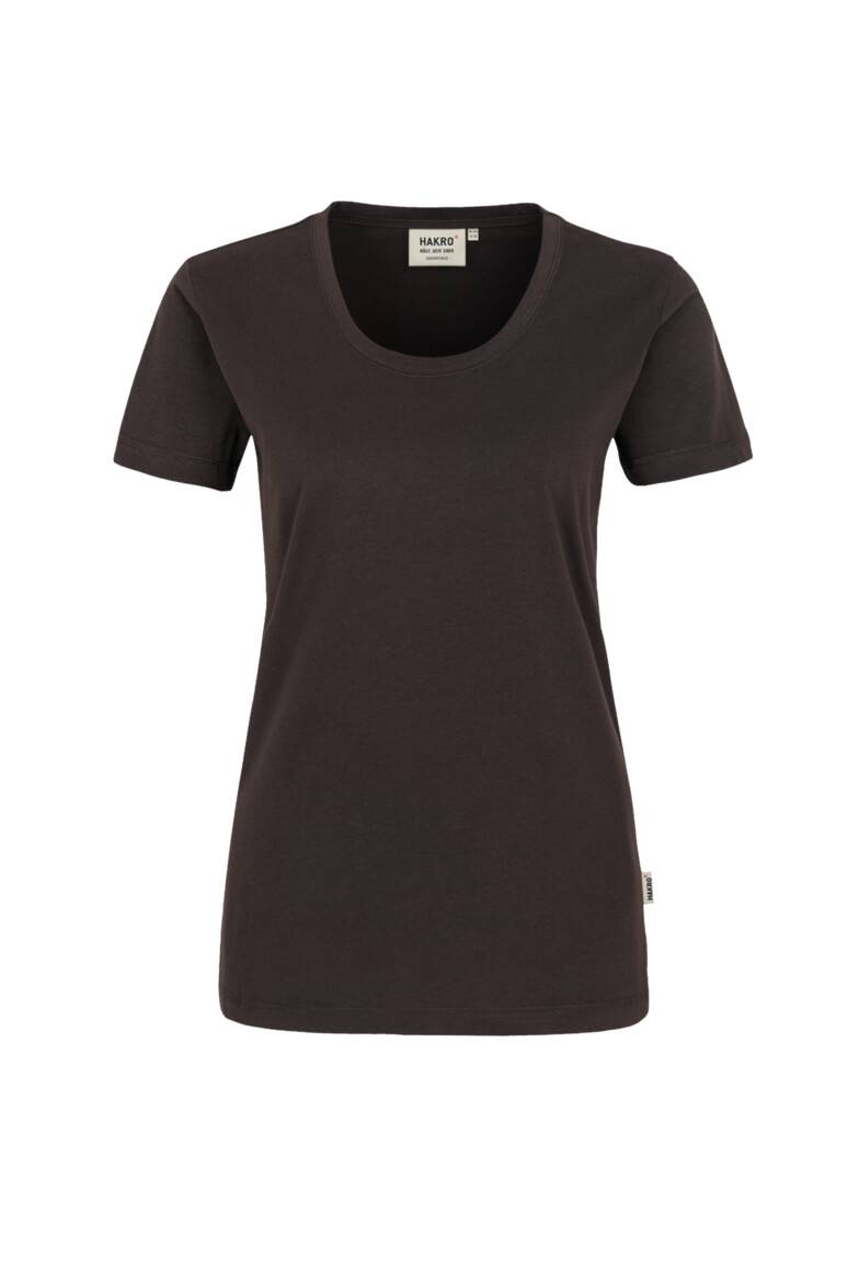 HAKRO Damen T-Shirt Classic schokolade, M
