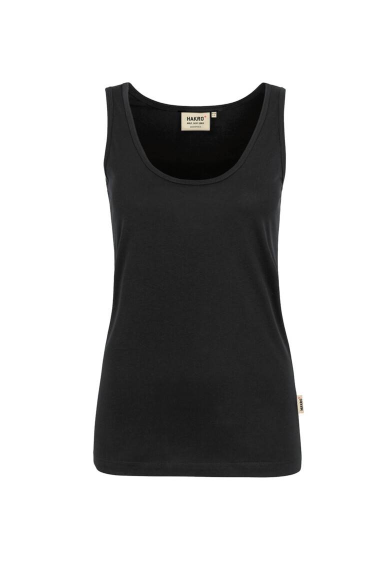 HAKRO Damen Tank-Top Classic schwarz, L