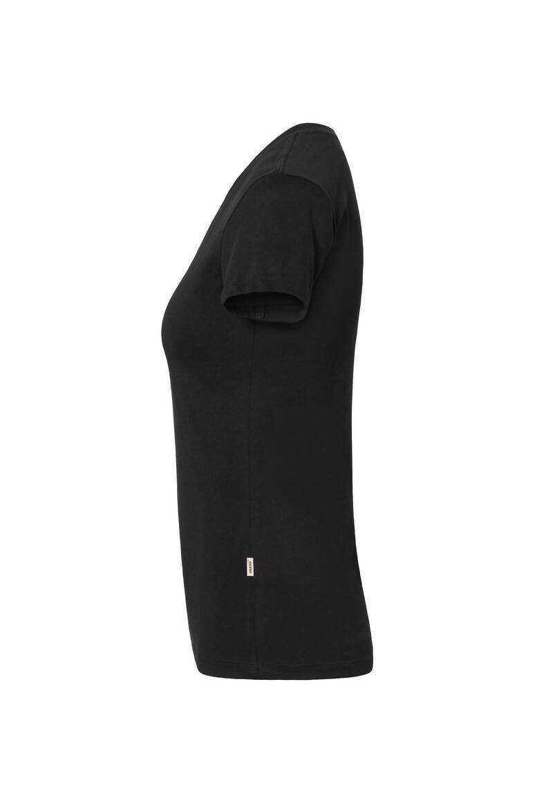 HAKRO Damen V-Shirt Stretch schwarz, 3XL