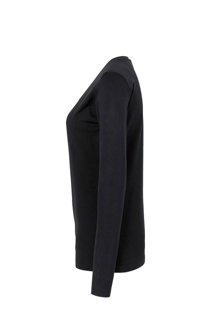 HAKRO Damen Longsleeve Classic schwarz, 3XL