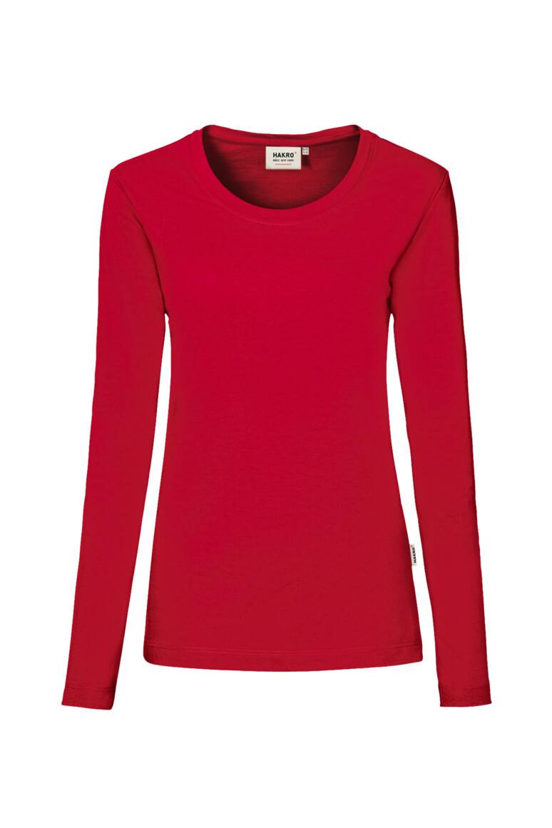 HAKRO Damen Longsleeve MIKRALINAR® rot, 4XL