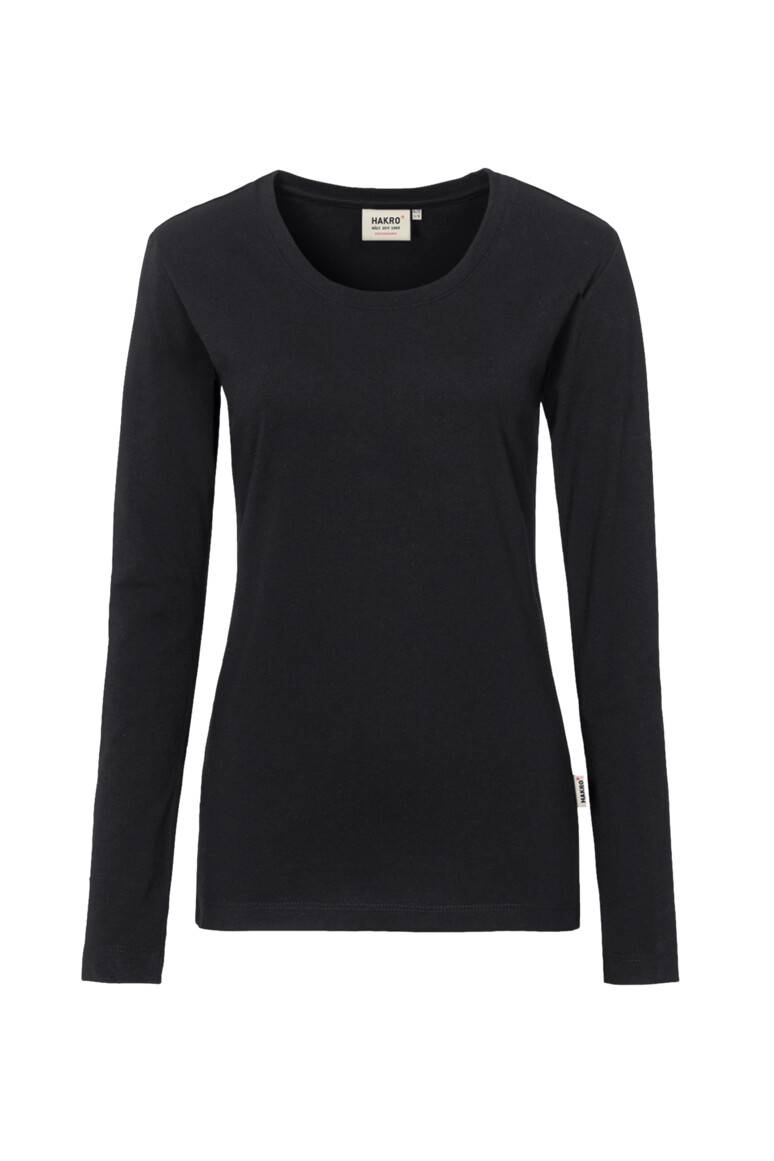 HAKRO Damen Longsleeve MIKRALINAR® schwarz, XS