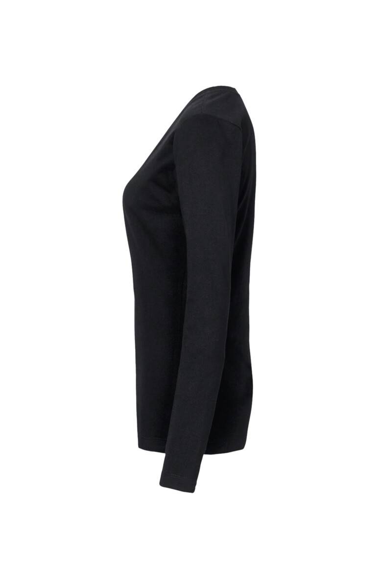 HAKRO Damen Longsleeve MIKRALINAR® schwarz, XS