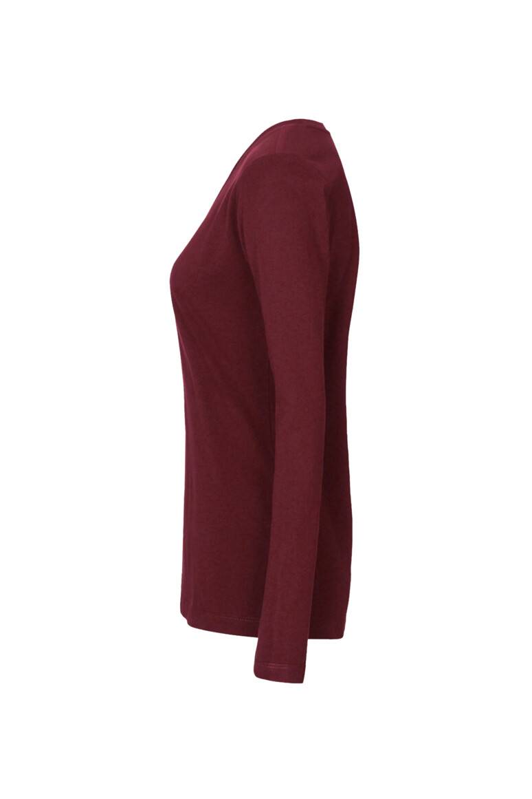 HAKRO Damen Longsleeve MIKRALINAR® weinrot, M